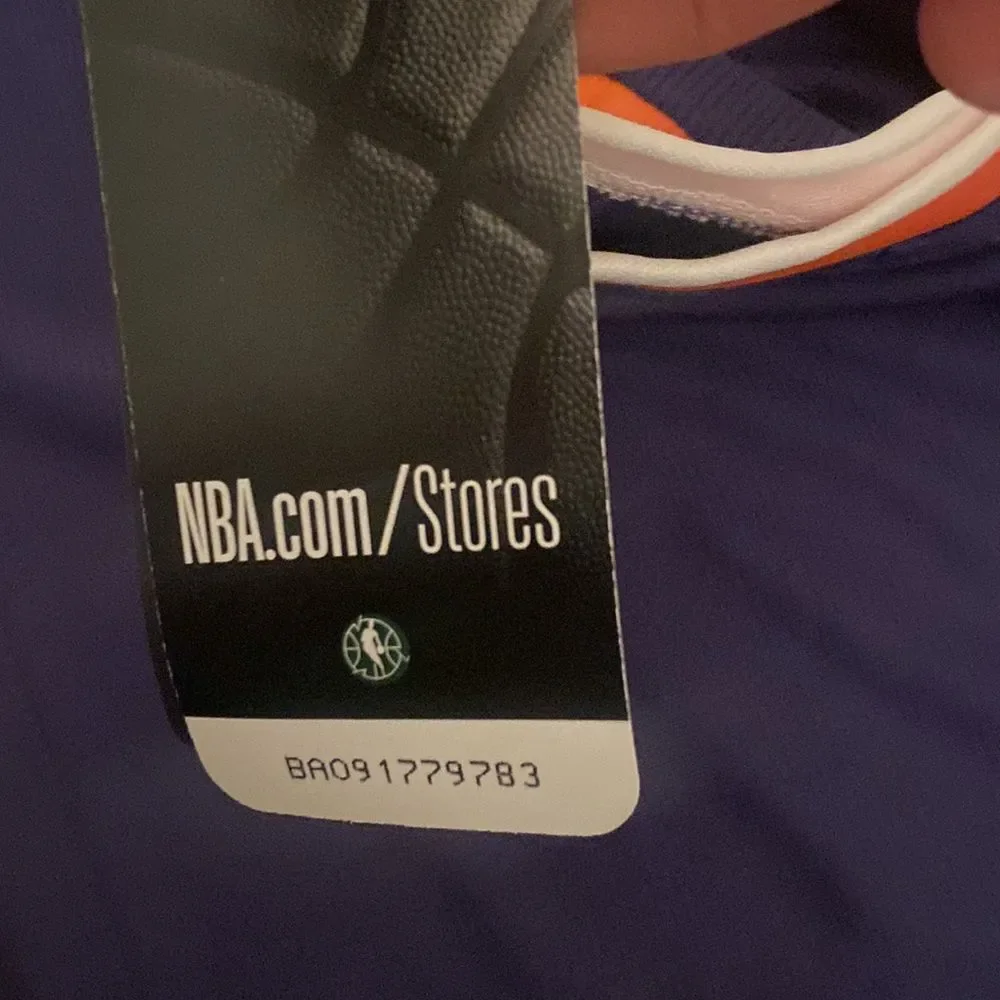 Fanatics Size Large Devin Booker Fastbreak #1 Jersey New w Tags - Picture 10 of 10